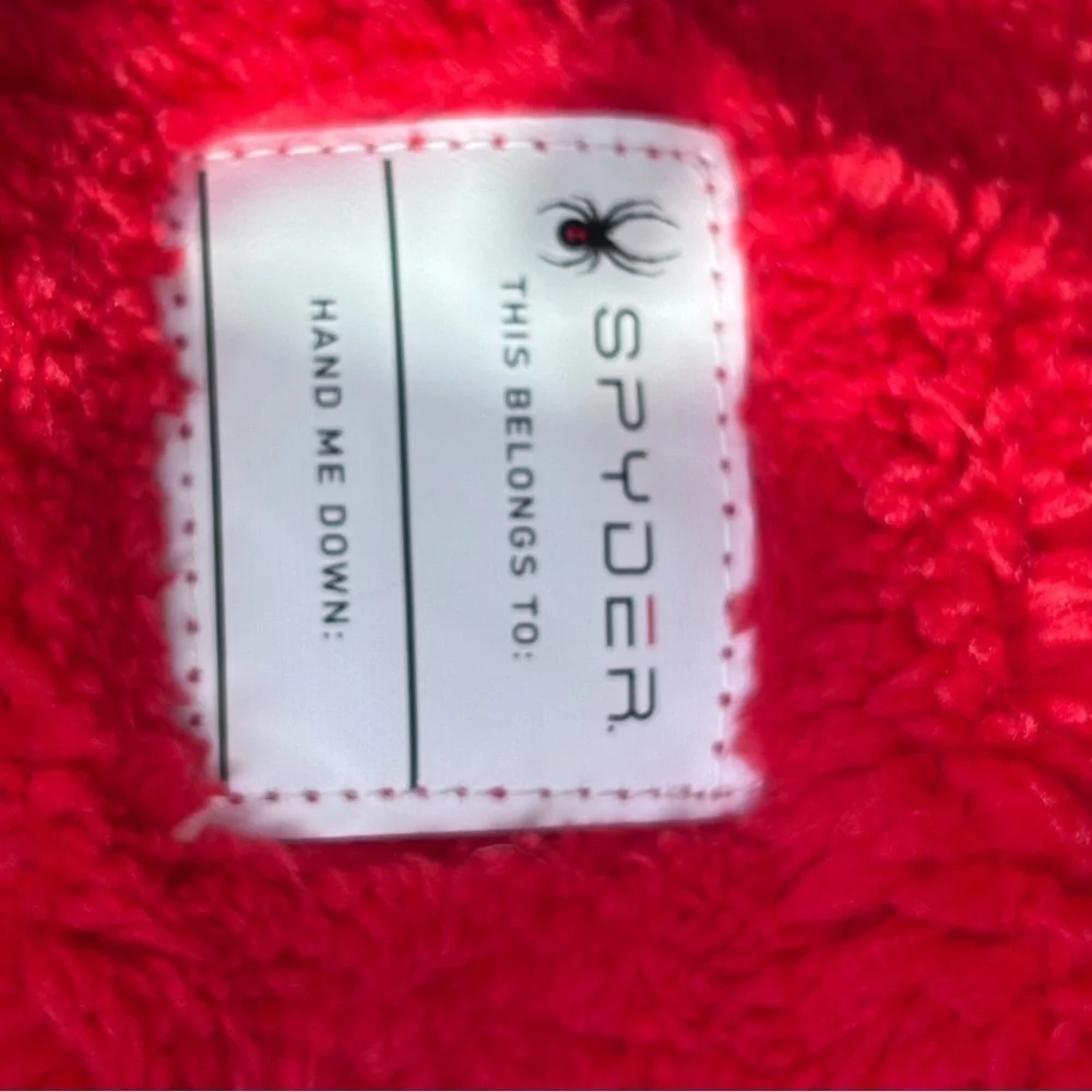 Spyder Black and Red Hooded Snowsuit, 18 mo